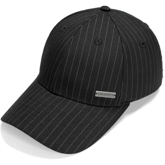 Men's Black 69% Poly, 29% Viscose, 2% Spandex Fashion Baseball Hats for Men - Picture 1 of 5